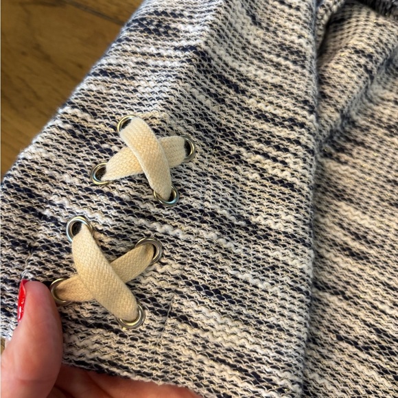 Talbots Boxy 3/4 Sleeve Sweater Top, Large, Nautical Spring Sailing Casual - Picture 3 of 10